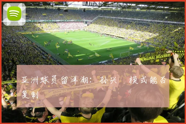 亚洲球员留洋潮：孙兴慜模式能否复制